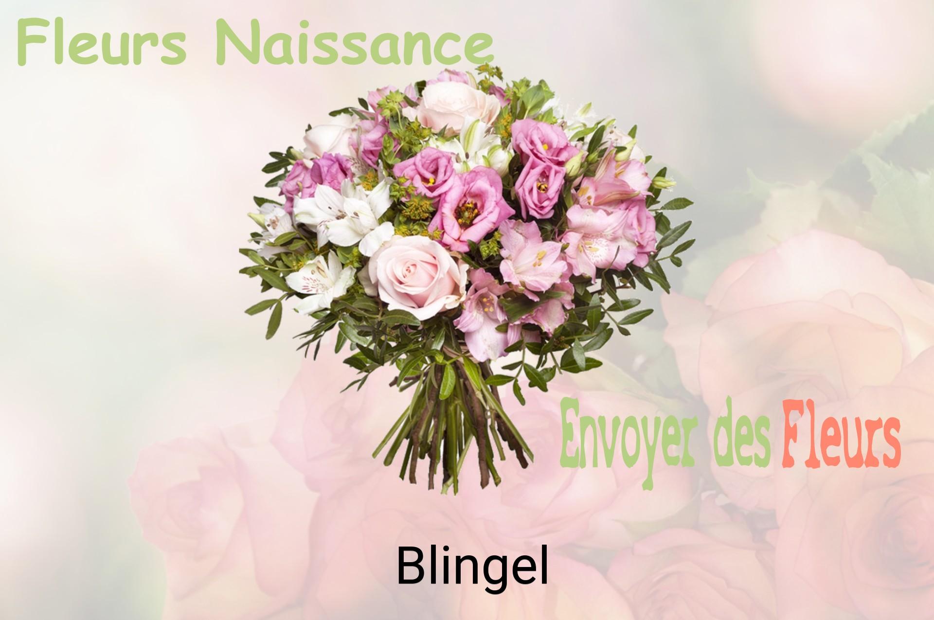 Bouquet de fleurs de naissance livré à Blingel